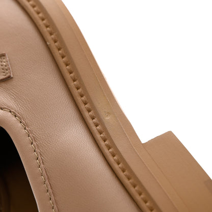 Chanel Lambskin Quilted CC Turnlock Loafers 36 Beige 9 of 11