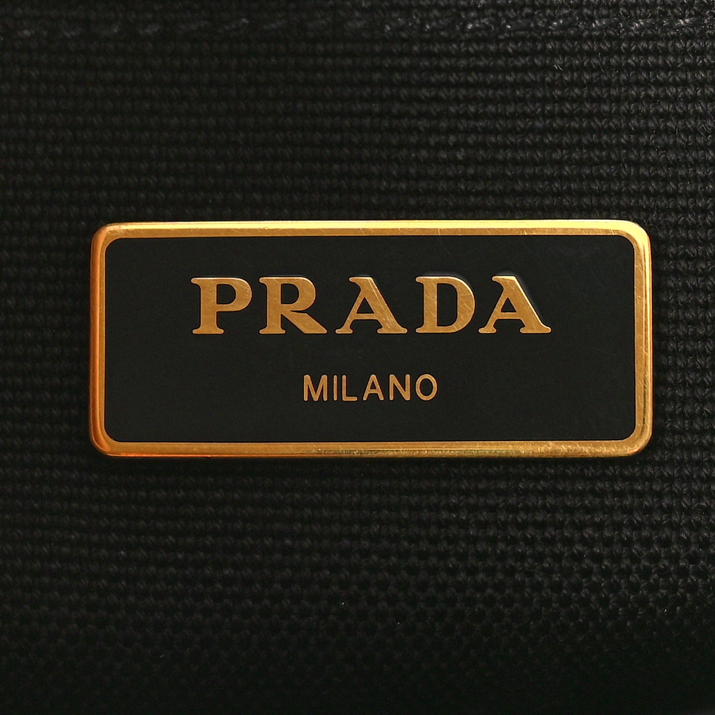 Canapa Small Logo Tote Black