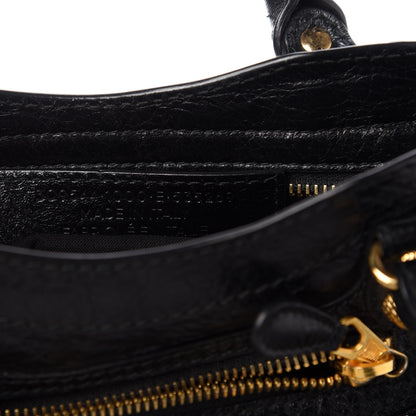 Balenciaga Agneau Giant 12 Gold Hardware Mini City Black 9 of 10