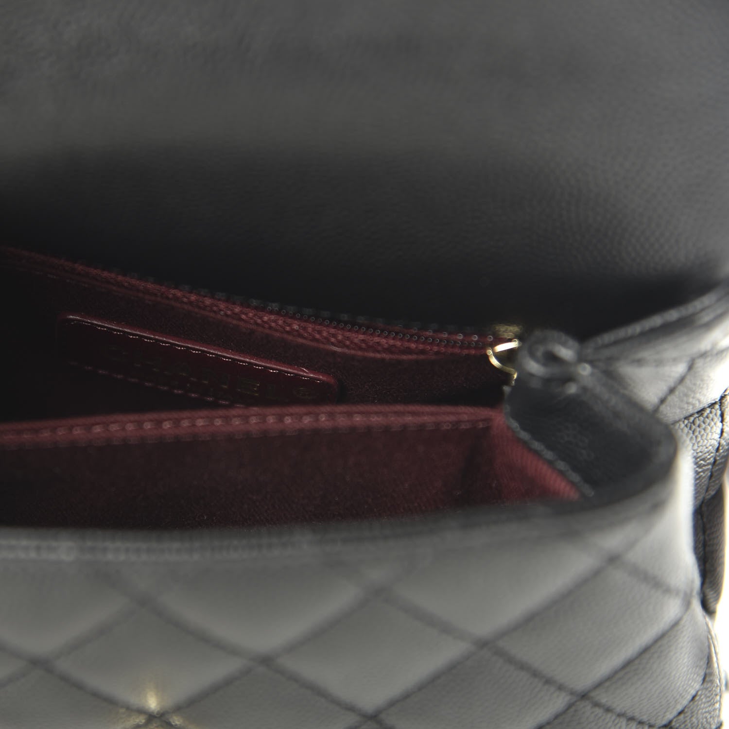 Chanel Caviar Quilted Extra Mini Coco Handle Flap Black 8 of 10