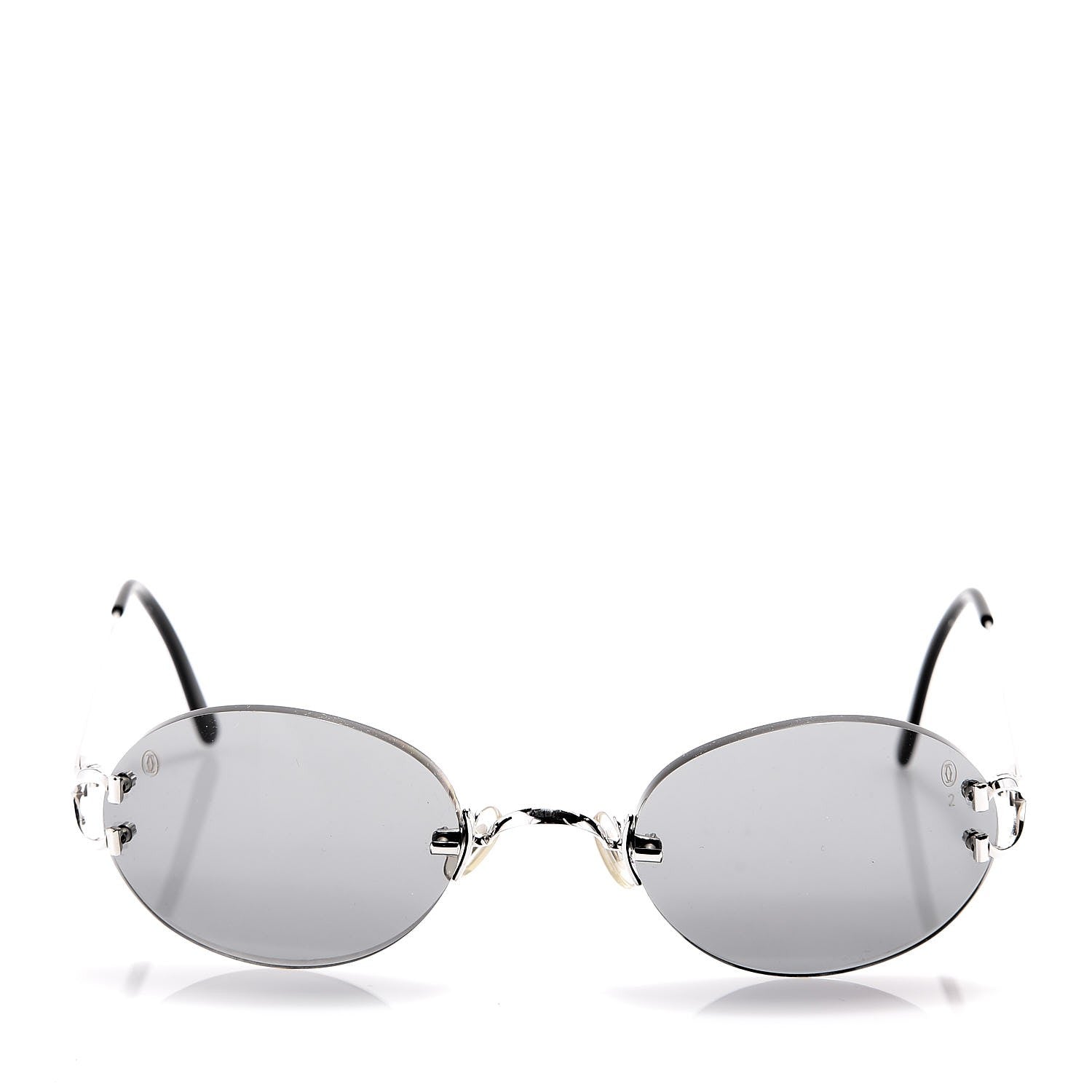 Cartier Oval Sunglasses 135 Gold 2 of 7
