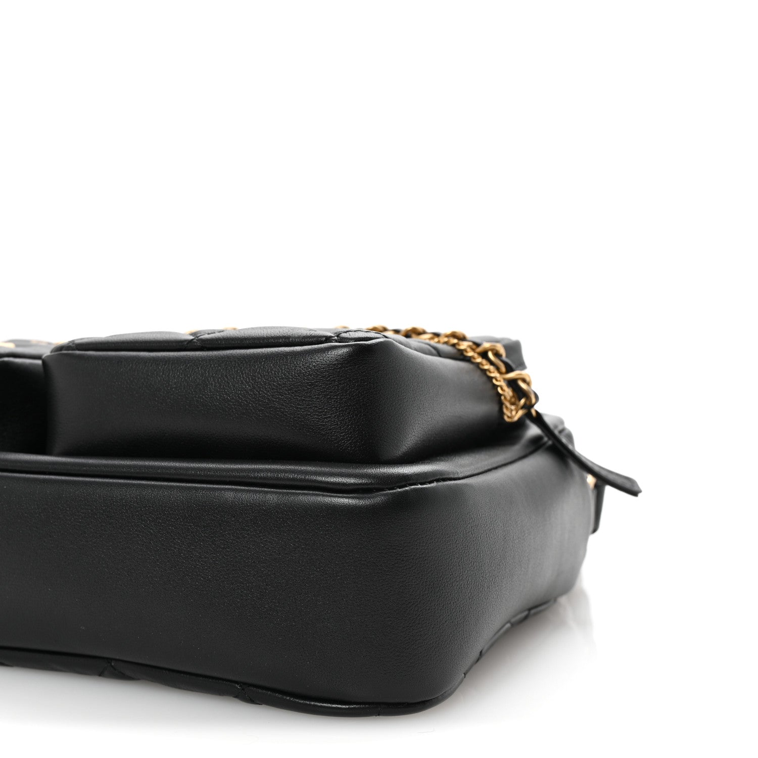 Chanel Calfskin Quilted Large Camera Case Black 10 of 10