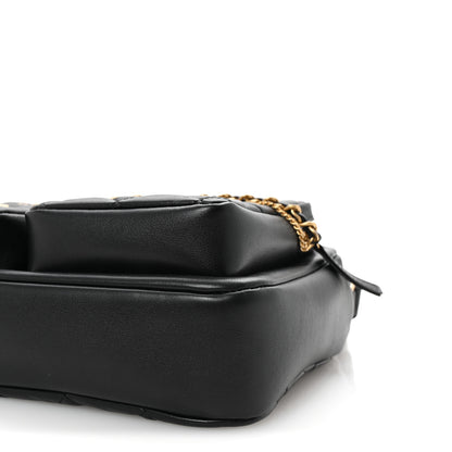Chanel Calfskin Quilted Large Camera Case Black 10 of 10