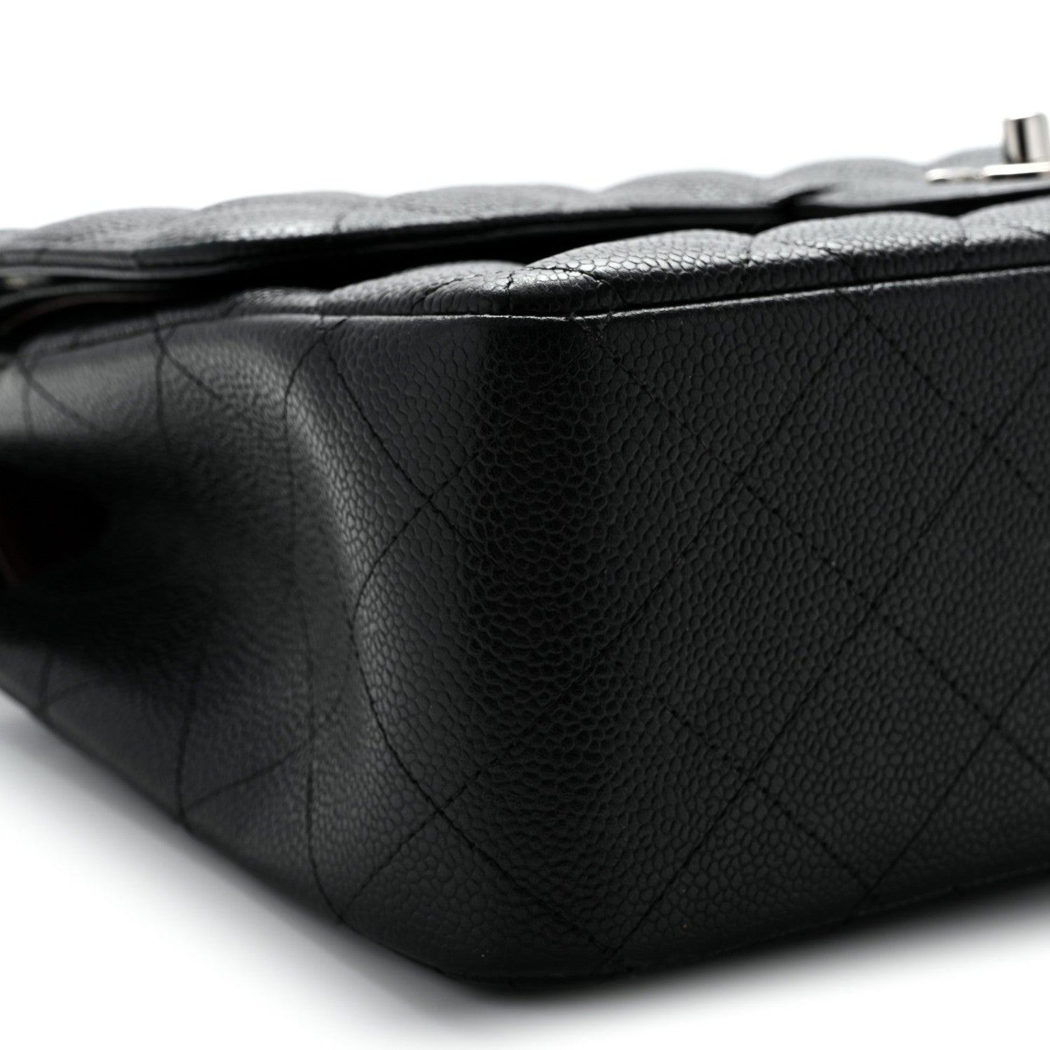 Chanel Caviar Quilted Jumbo Double Flap Black 9 of 11