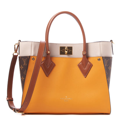Louis Vuitton Calfskin Monogram On My Side Summer Gold 1 of 9