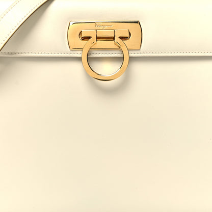 Salvatore Ferragamo Brushed Off Calfskin Iconic Large Top Handle Bag Magnolia 8 of 12