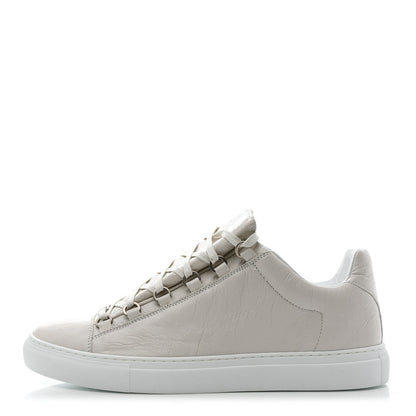 Balenciaga Agneau Arena Opaque Mens Low Top Sneakers 43 Extra White 1 of 10