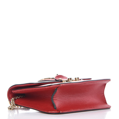 Valentino Garavani Vitello Mini Glam Lock Rockstud Flap Red 5 of 12