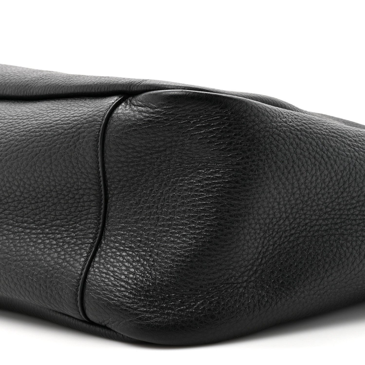 Saint Laurent Grained Deerskin Bea Tote Black 9 of 10