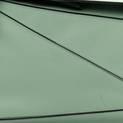 Loewe Calfskin Medium Puzzle Bag Sea Water Green 9 of 19