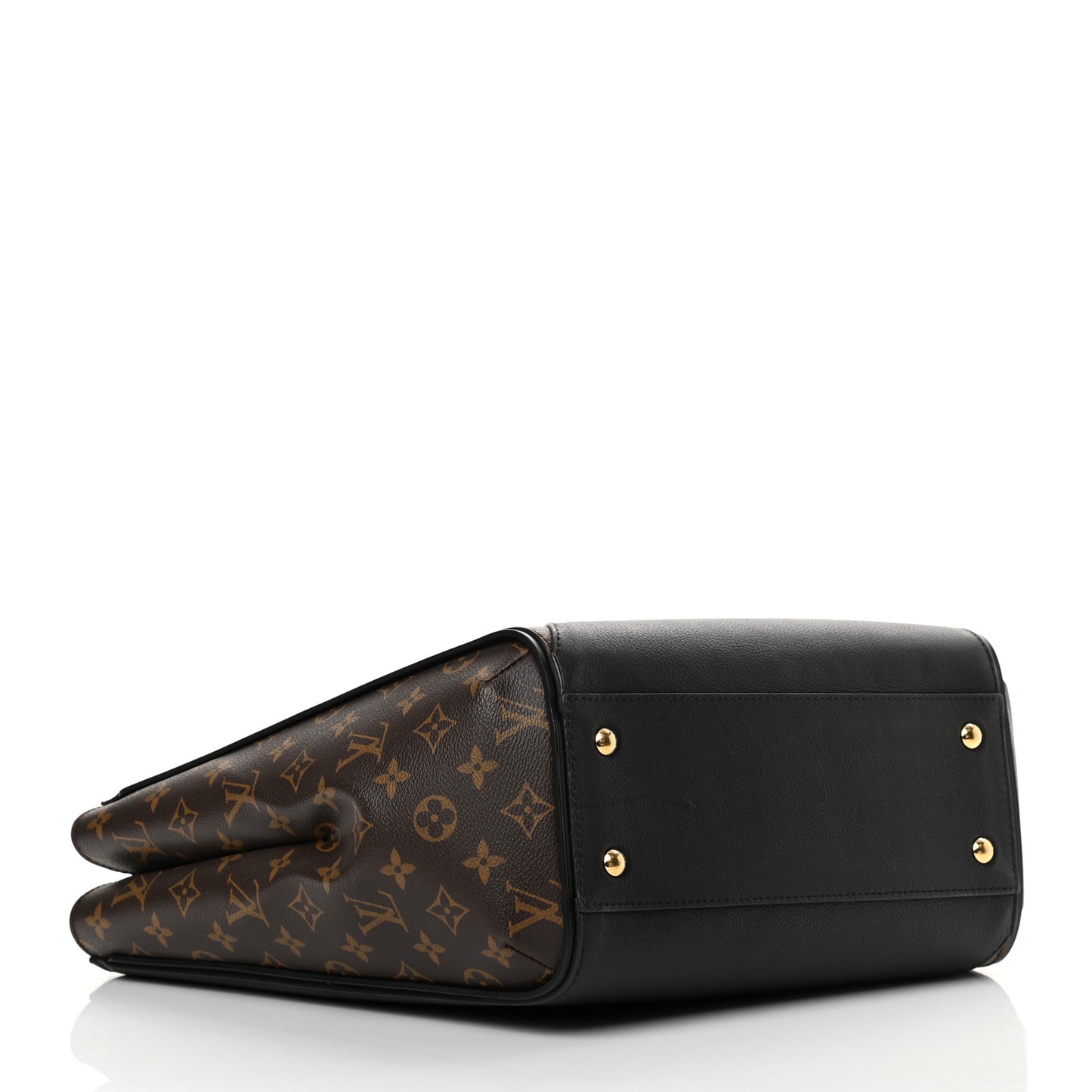Calfskin Monogram Kimono Tote Black