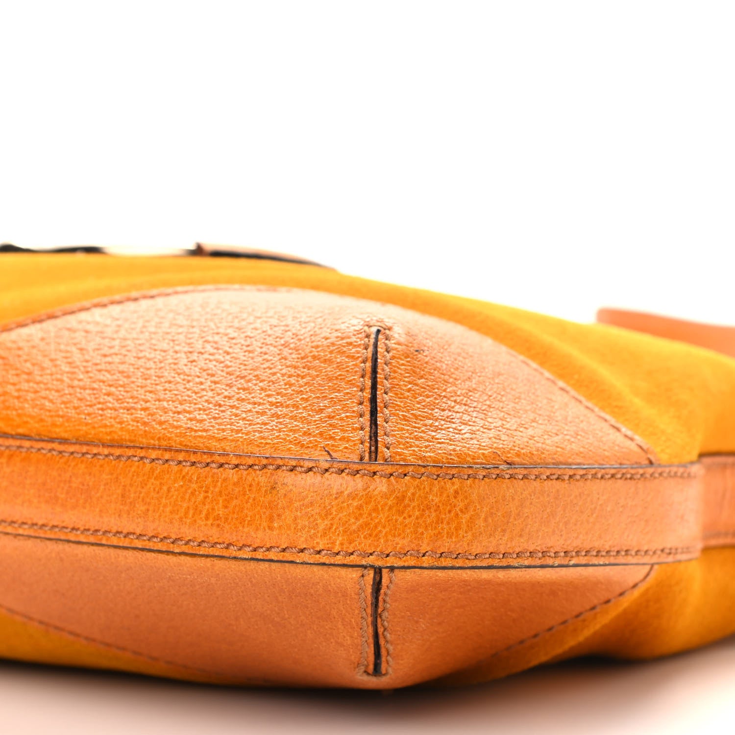 Gucci Suede Hasler Hobo Yellow 13 of 13