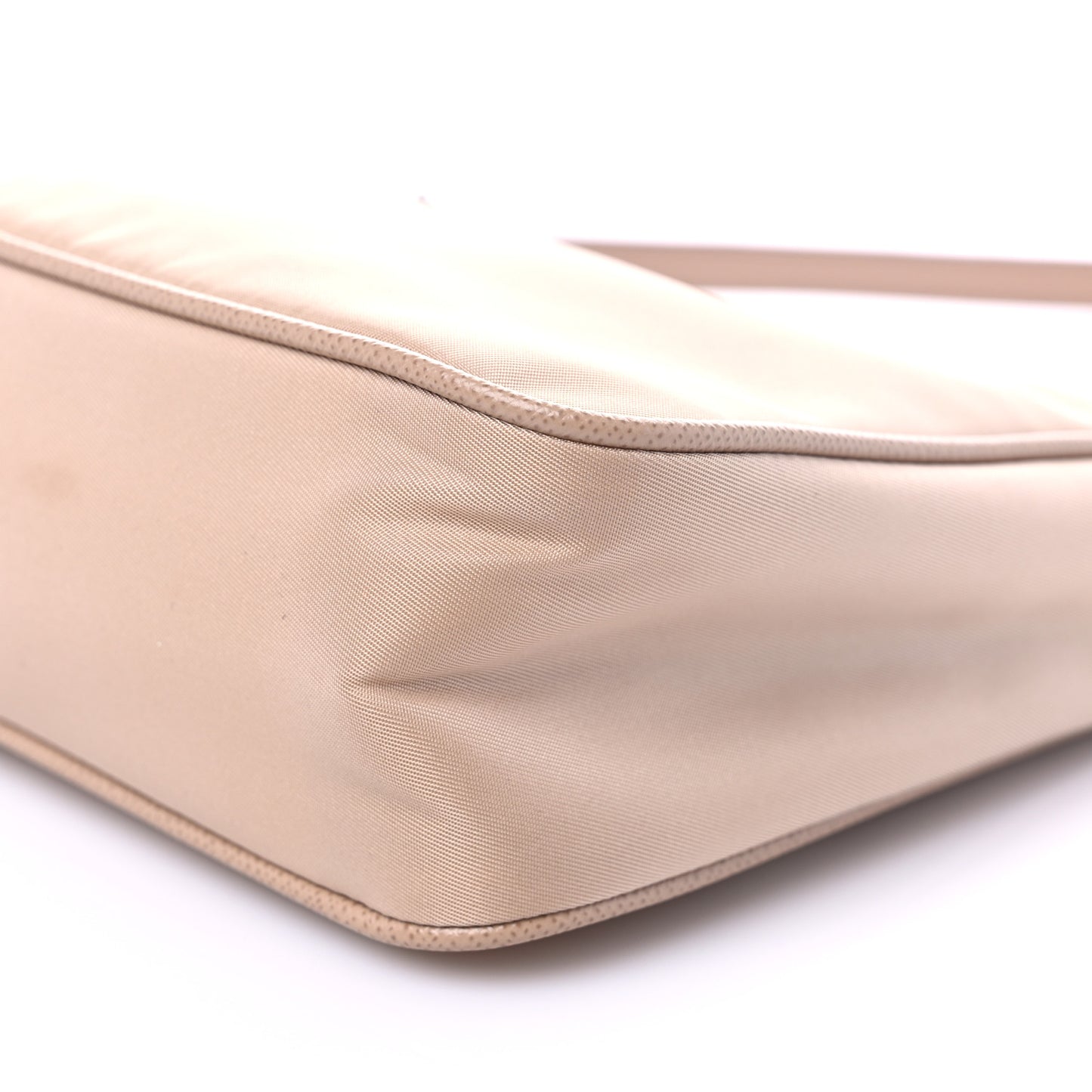 Re-Nylon Saffiano Mini Re-Edition 2005 Bag Cammeo