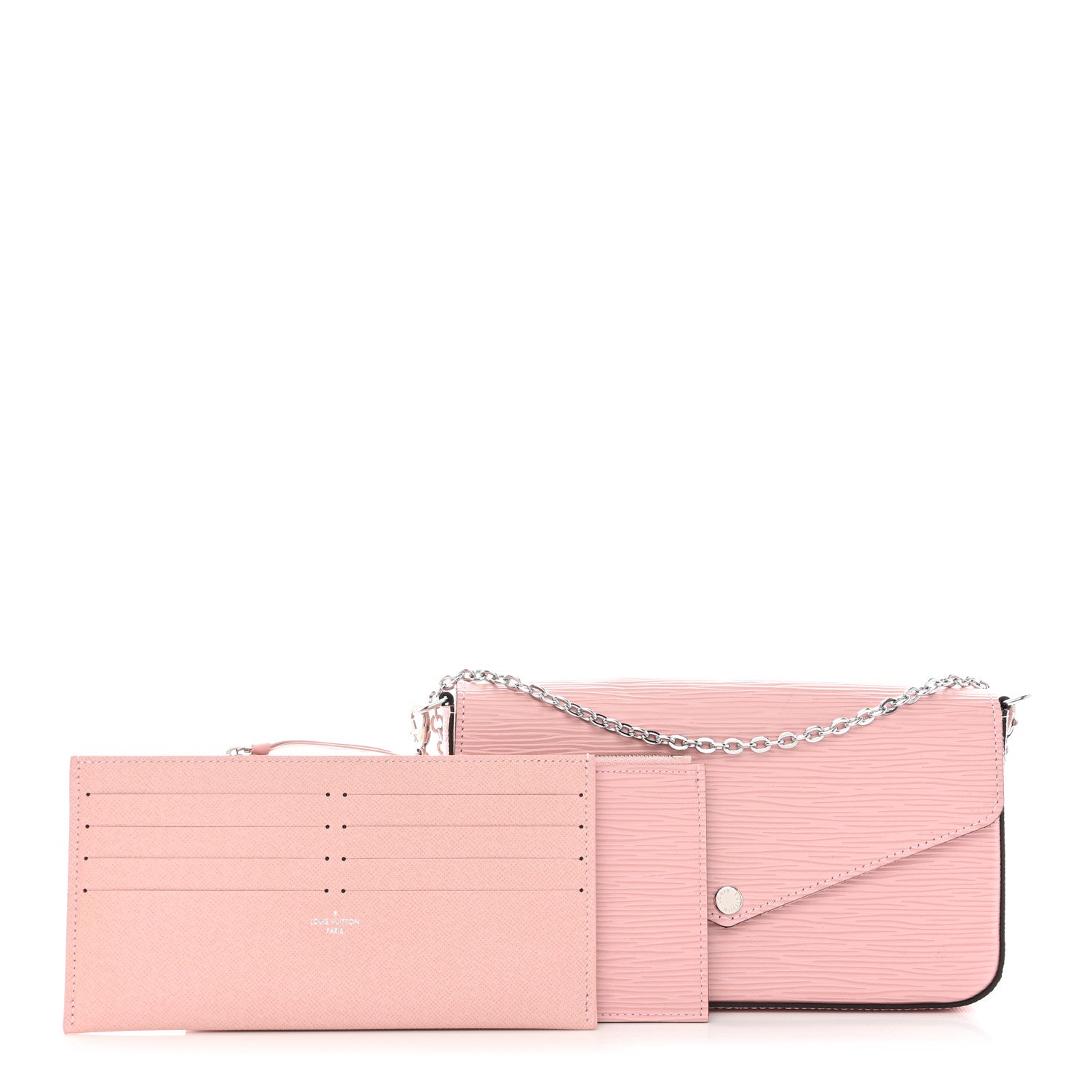 Louis Vuitton Epi Pochette Felicie Rose Ballerine 1 of 10