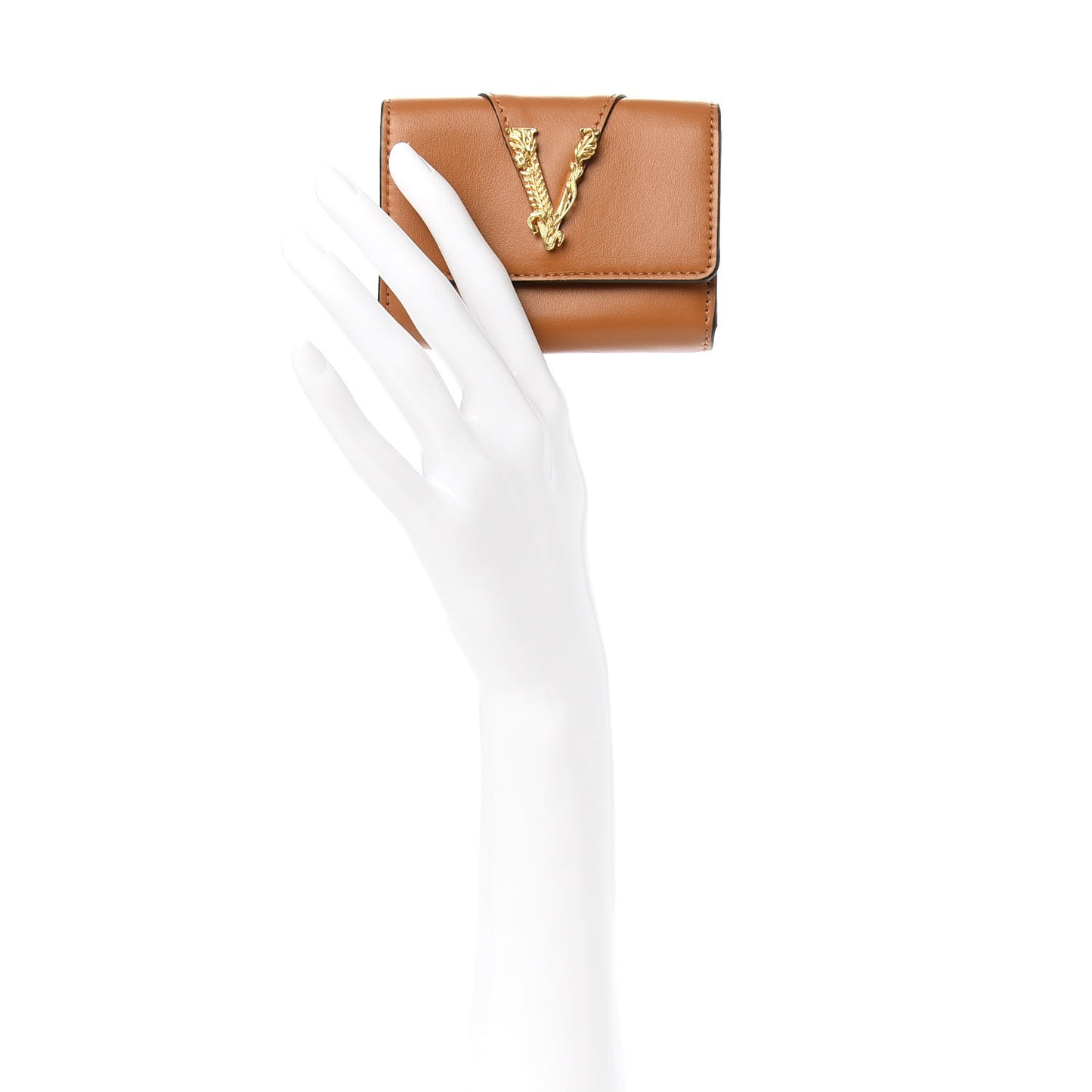 Nappa Barocco Virtus Coin Purse Brown