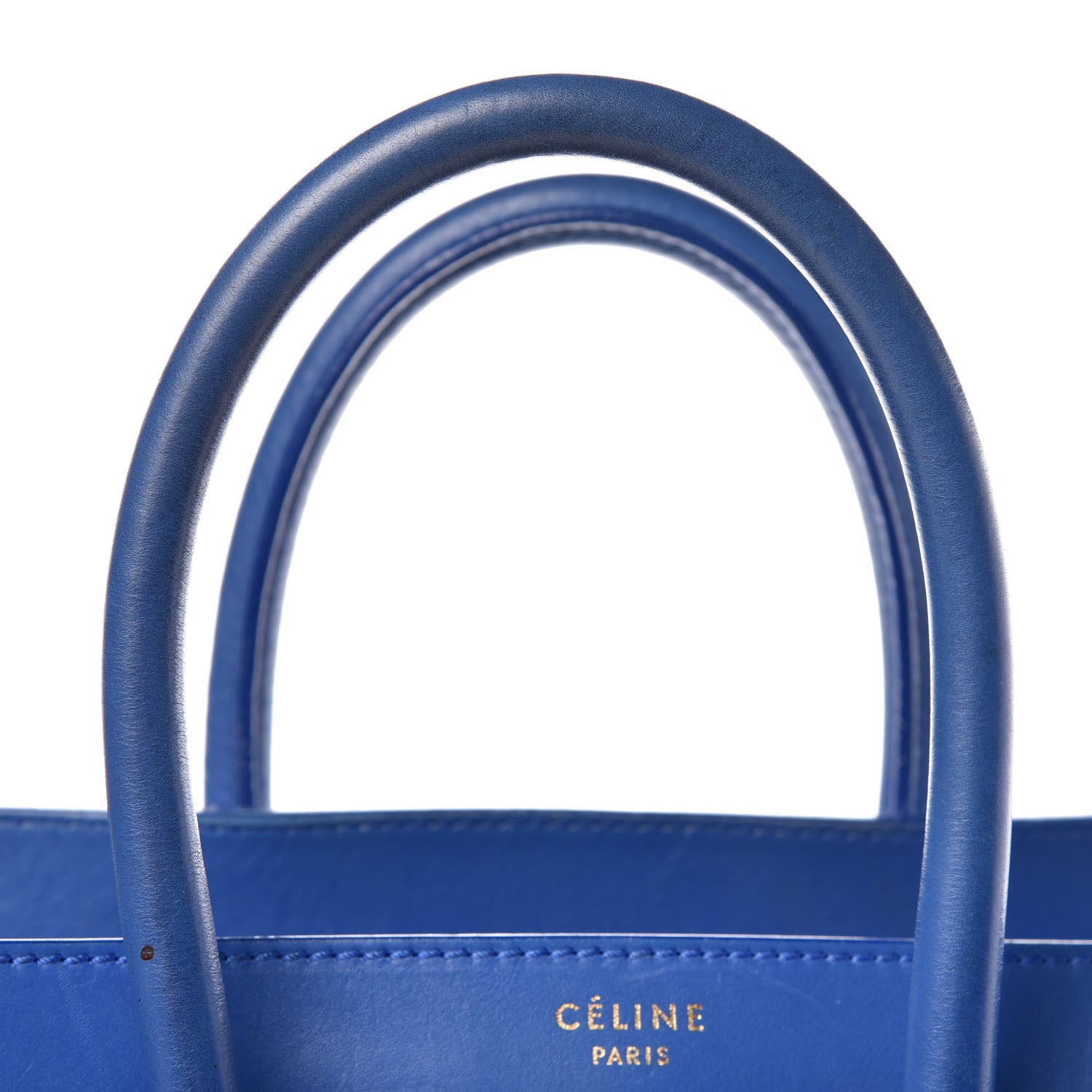 Celine Smooth Calfskin Mini Luggage Royal Blue 20 of 31