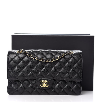 Chanel Caviar Quilted Medium Double Flap Black 12 of 12