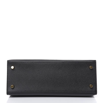 Hermes Epsom Kelly Sellier 25 Black 7 of 34