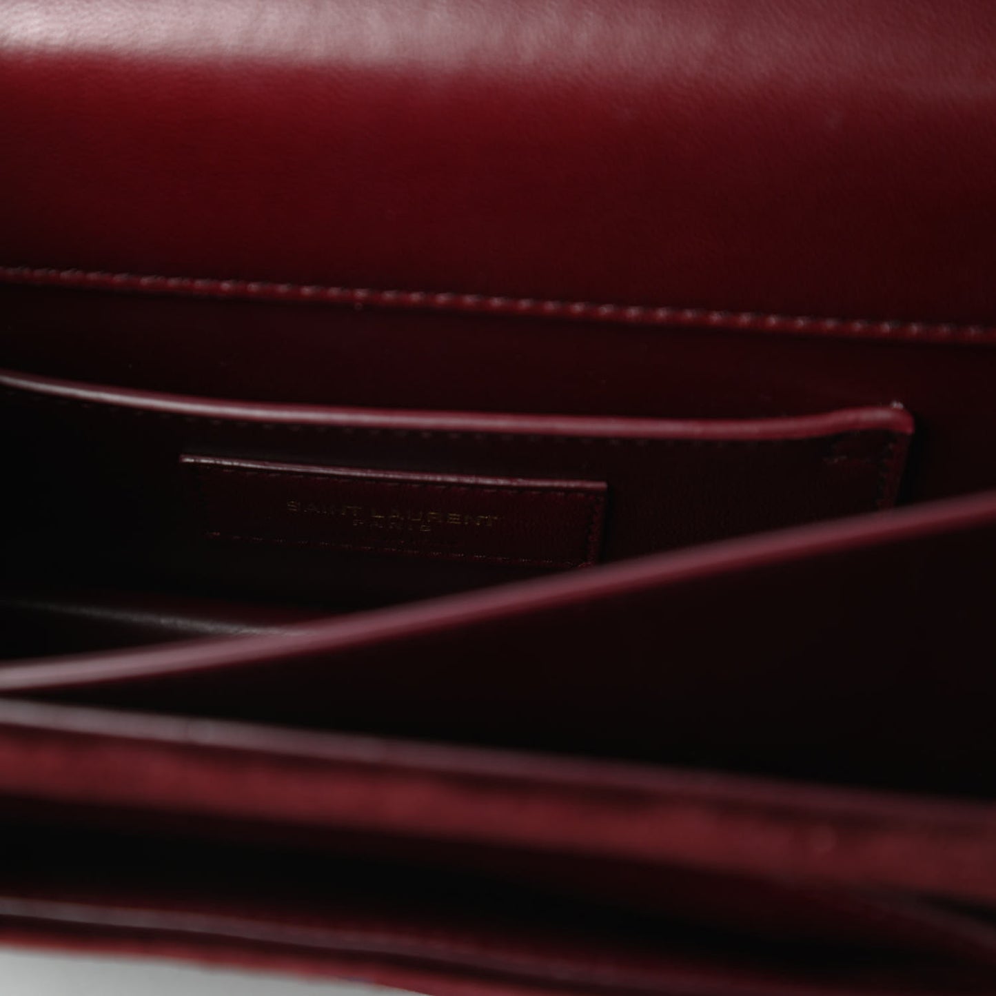 Velvet Small Monogram Sunset Burgundy