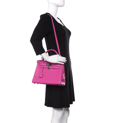 Hermes Togo Kelly Retourne 28 Magnolia 2 of 11