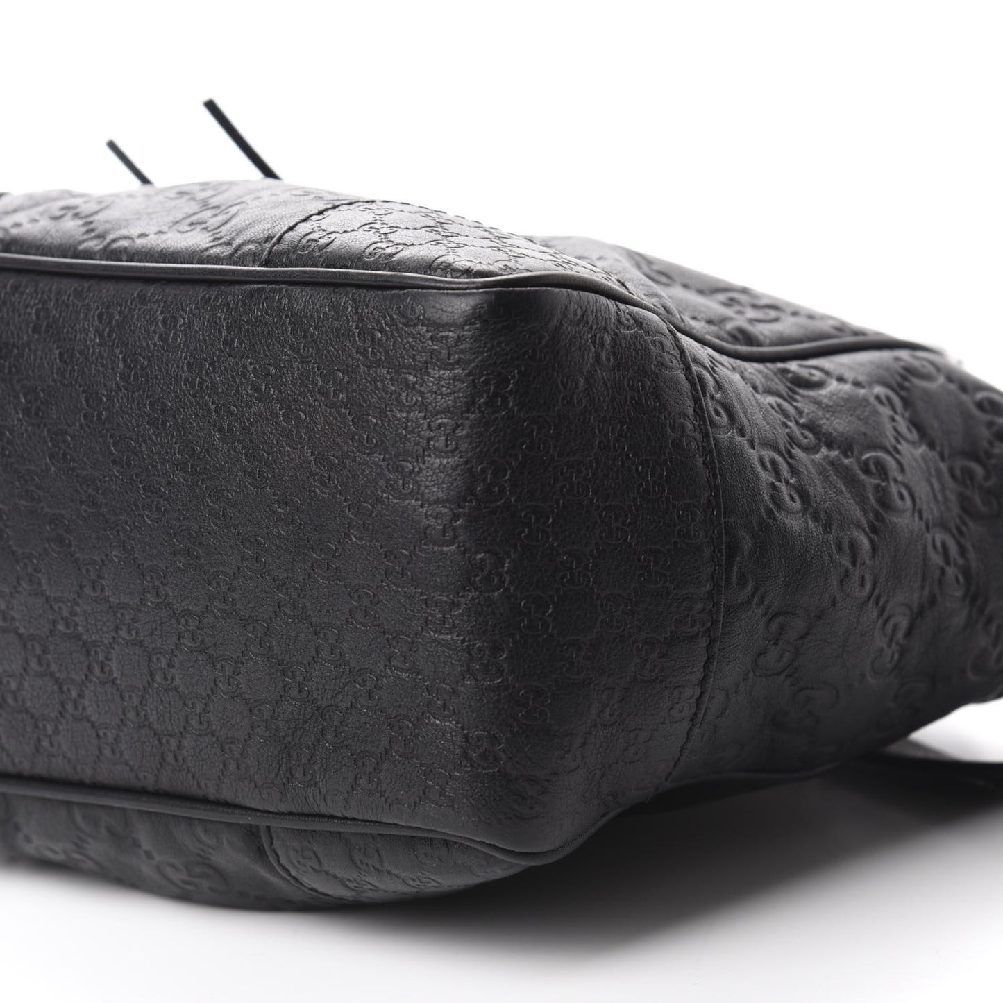 Guccissima Mini Bree Top Handle Bag Black