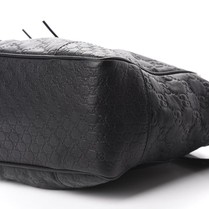 Gucci Guccissima Mini Bree Top Handle Bag Black 11 of 12