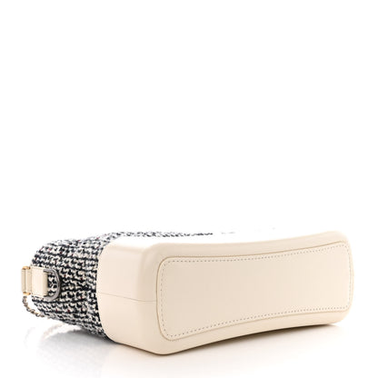 Chanel Tweed Calfskin Medium Gabrielle Hobo Ivory Multicolor 4 of 11