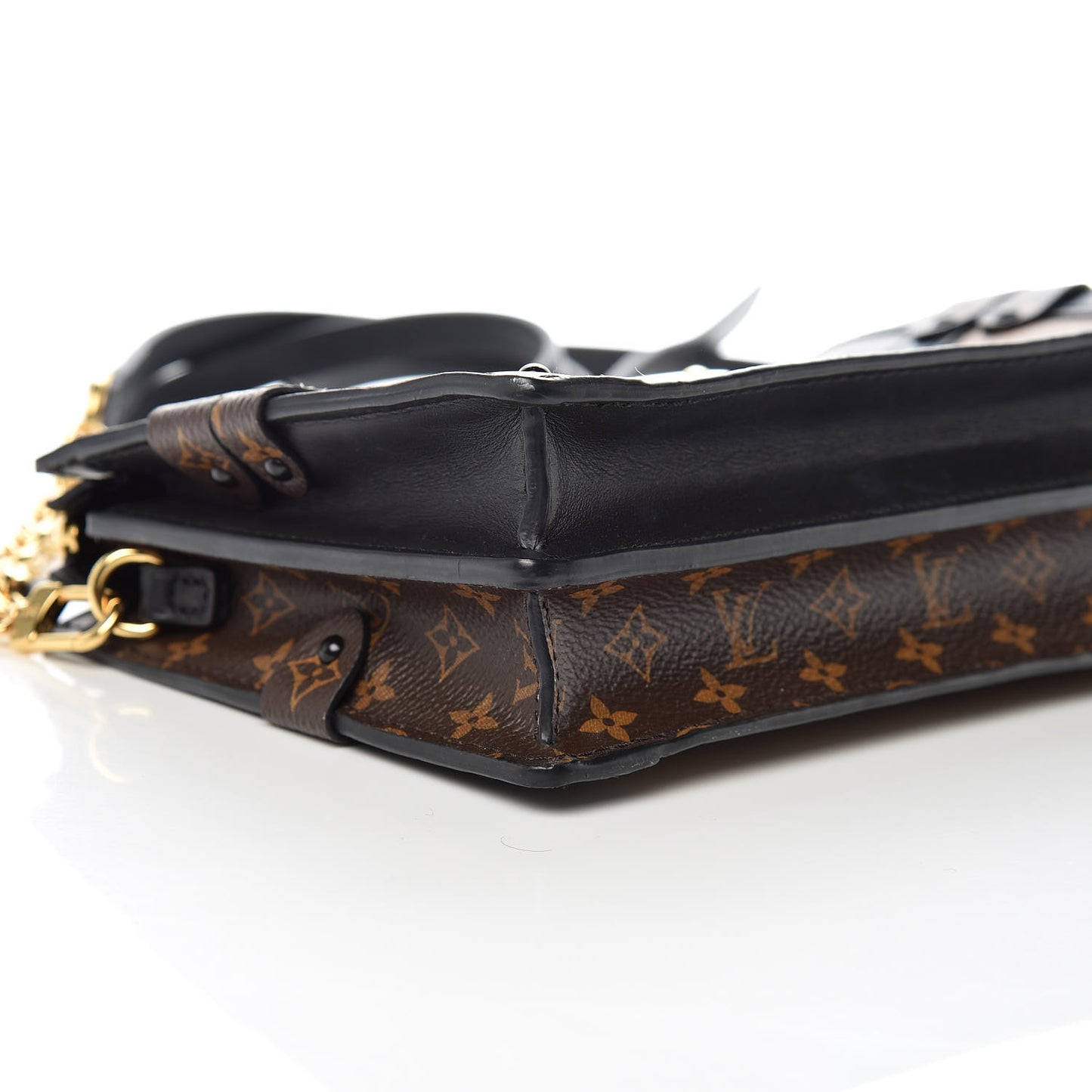 Reverse Monogram Trunk Clutch