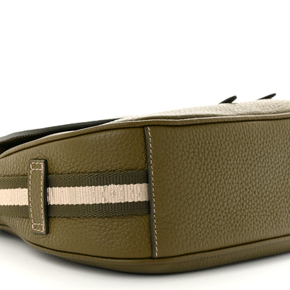 Christian Dior Grained Calfskin Mini Soft Saddle Bag Olive 9 of 11