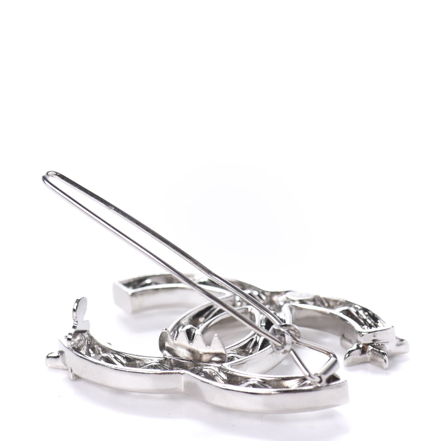 Crystal Starfall CC Hair Clip Silver