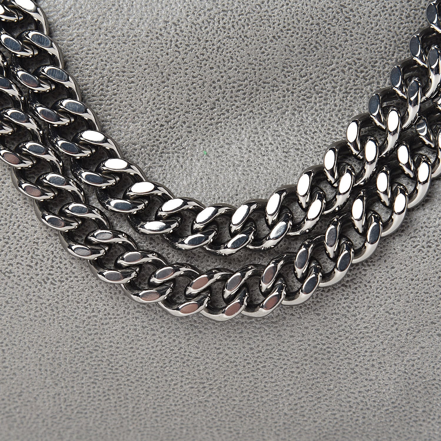 Stella McCartney Shaggy Deer Falabella Fold Over Tote Grey 8 of 10