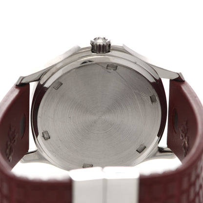 Patek Philippe Stainless Steel Rubber Diamond 36mm Aquanaut Quartz Watch Burgundy 4 of 4