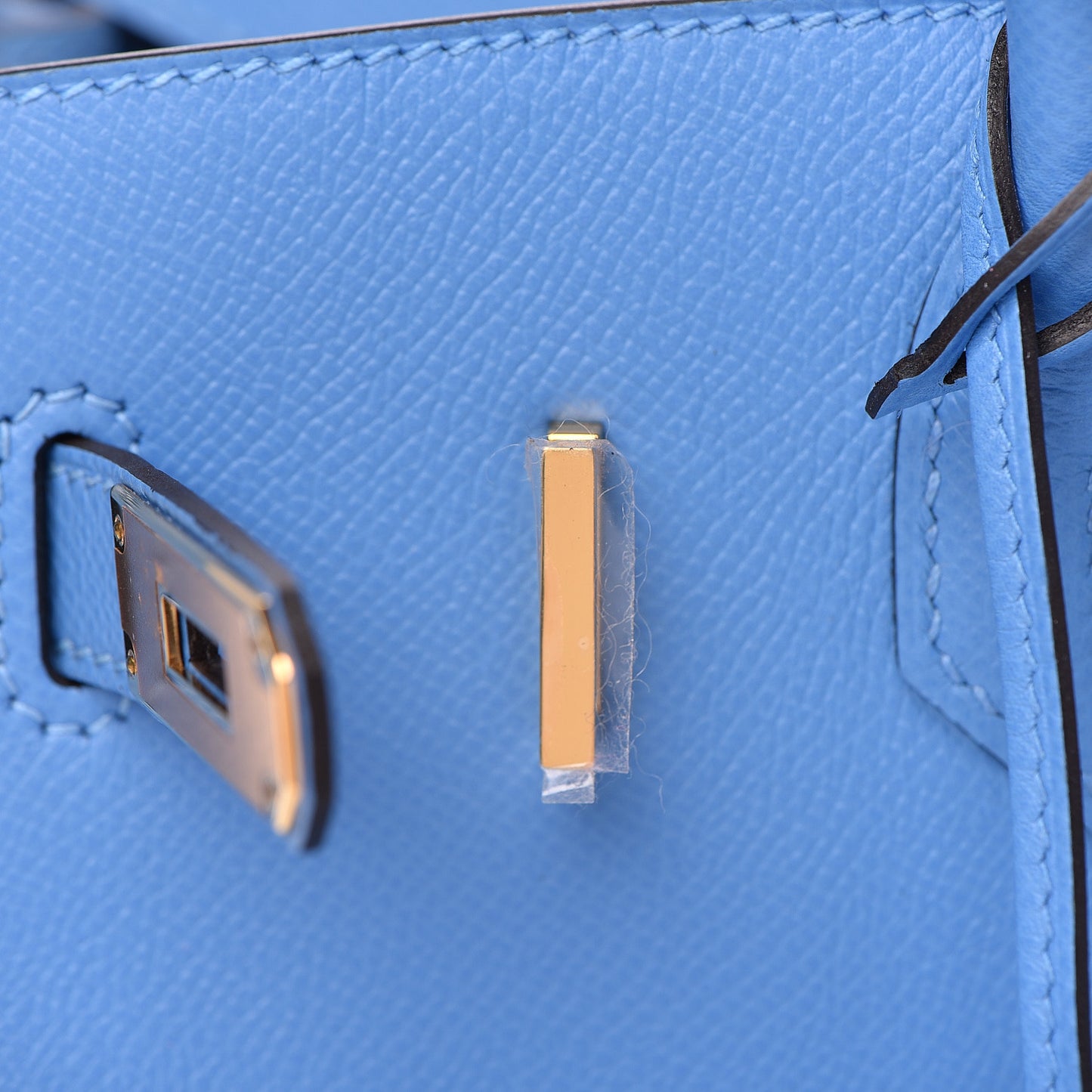Epsom Birkin 30 Bleu Paradis