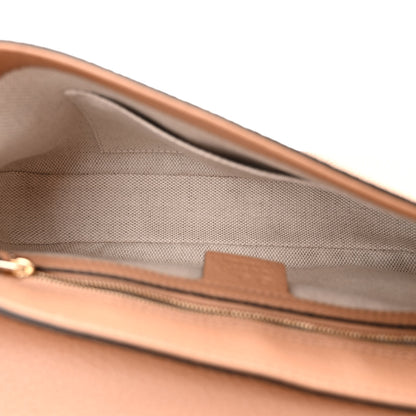 Gucci Pebbled Calfskin Medium Soho Flap Crossbody Camelia 5 of 10