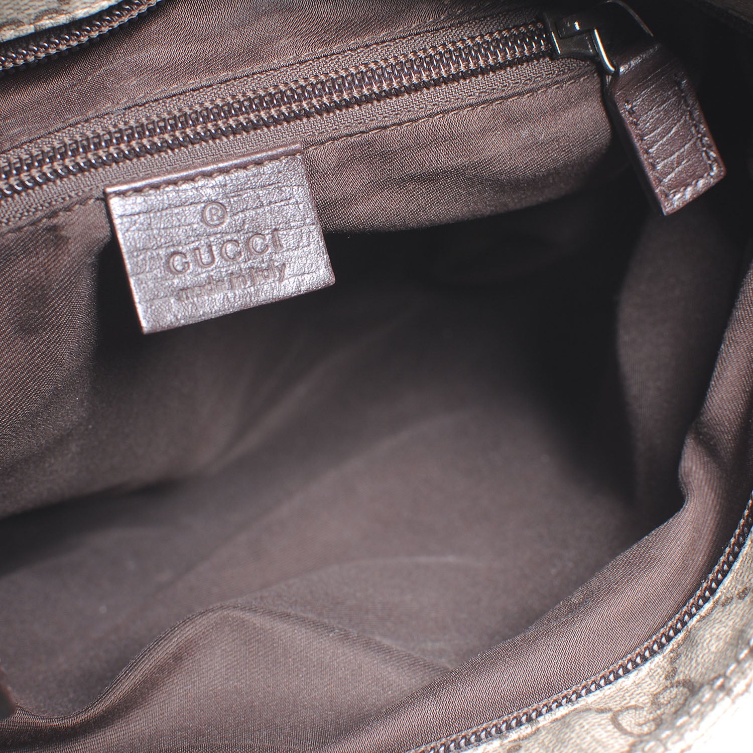 Gucci GG Plus Monogram Flat Messenger Bag Ebony 7 of 8