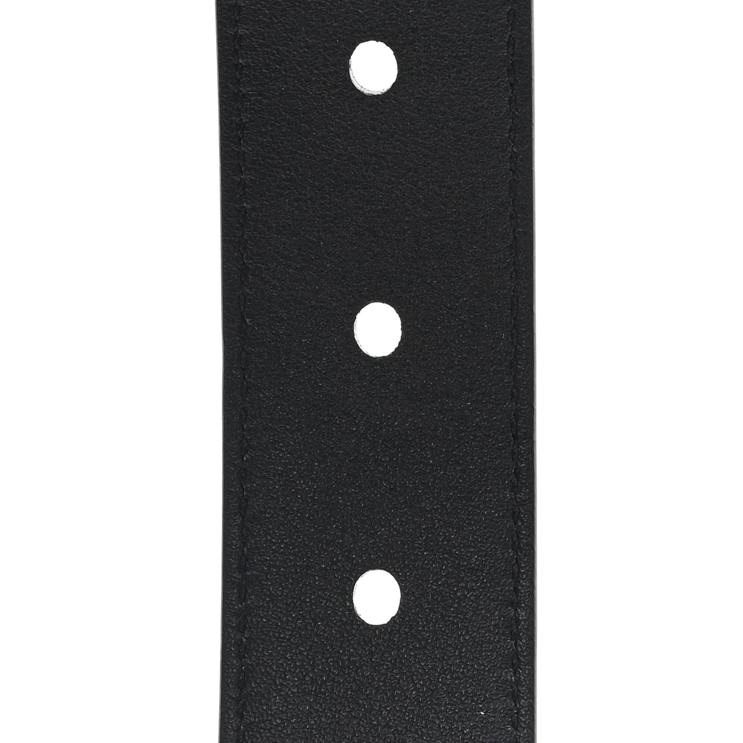 Grained Calfskin Monogram Cassandre Square Buckle Belt 70 28 Black