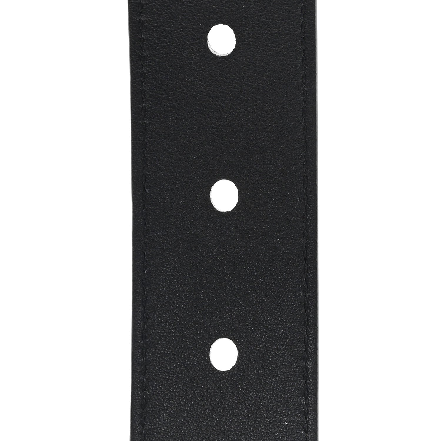 Saint Laurent Grained Calfskin Monogram Cassandre Square Buckle Belt 70 28 Black 5 of 5