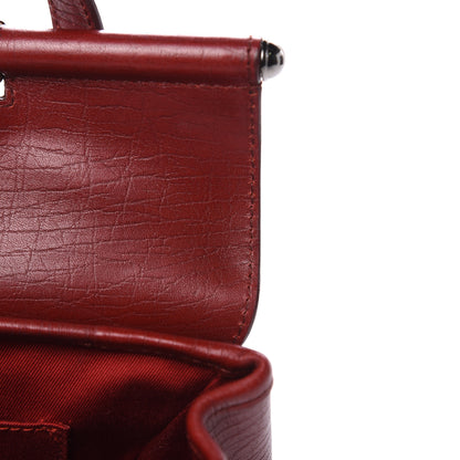 Gucci Monogram Small Bamboo Bullet Satchel Red 10 of 10