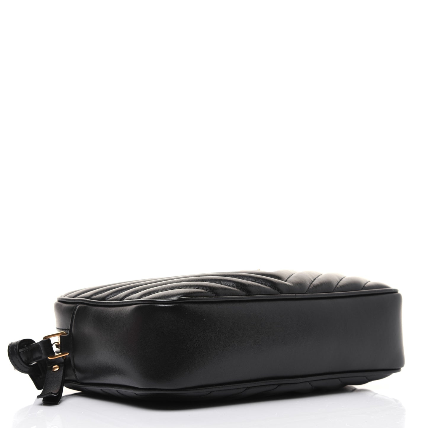 Calfskin Matelasse Monogram Lou Camera Bag Black