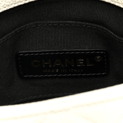 Chanel Caviar Quilted Mini Chain Soul Flap White 6 of 10