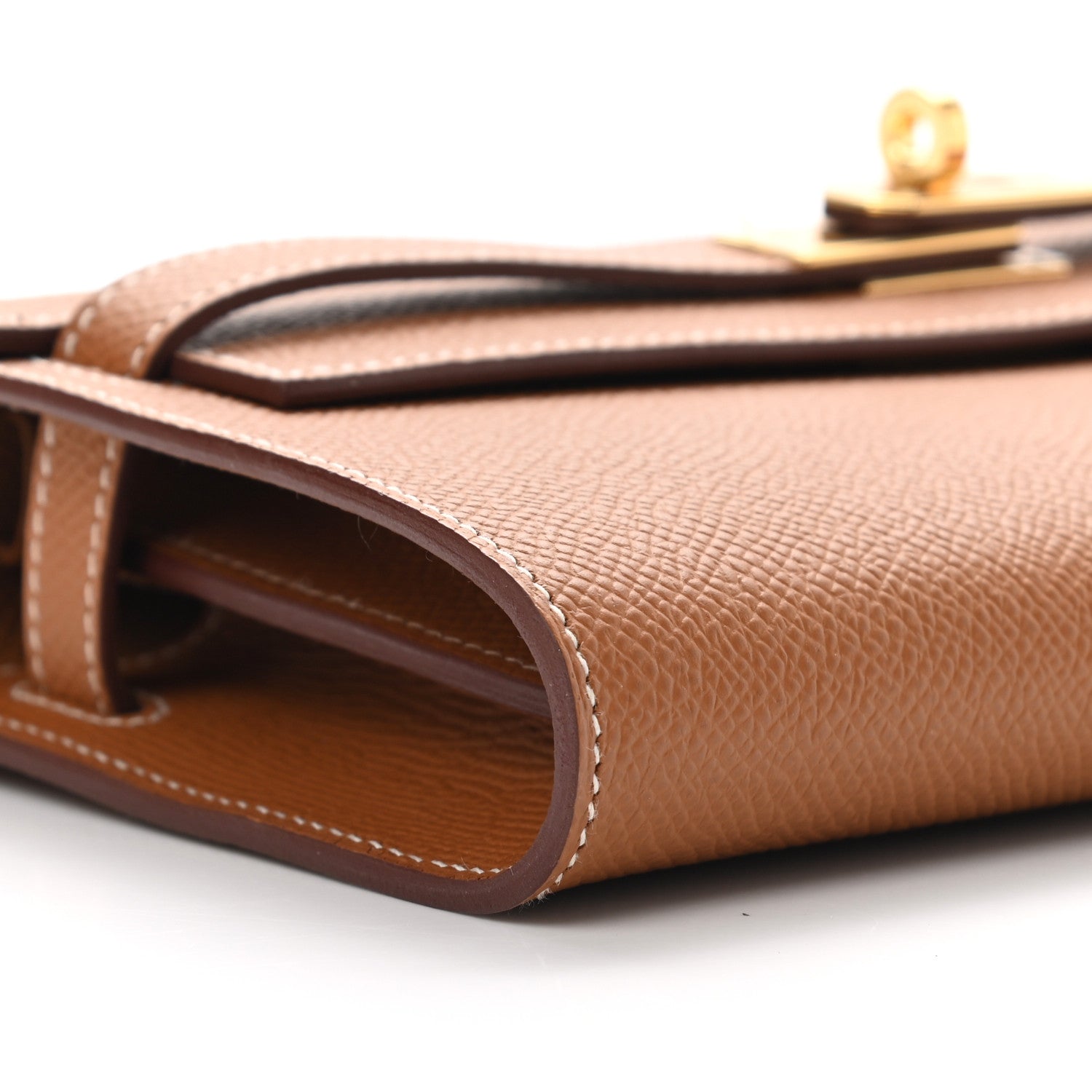 Hermes Epsom Kelly Wallet To Go Gold 9 of 11