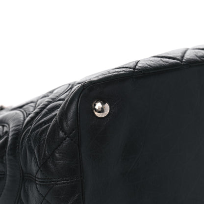 Chanel Aged Calfskin Quilted Large Cotton Club Tote Black 9 of 17