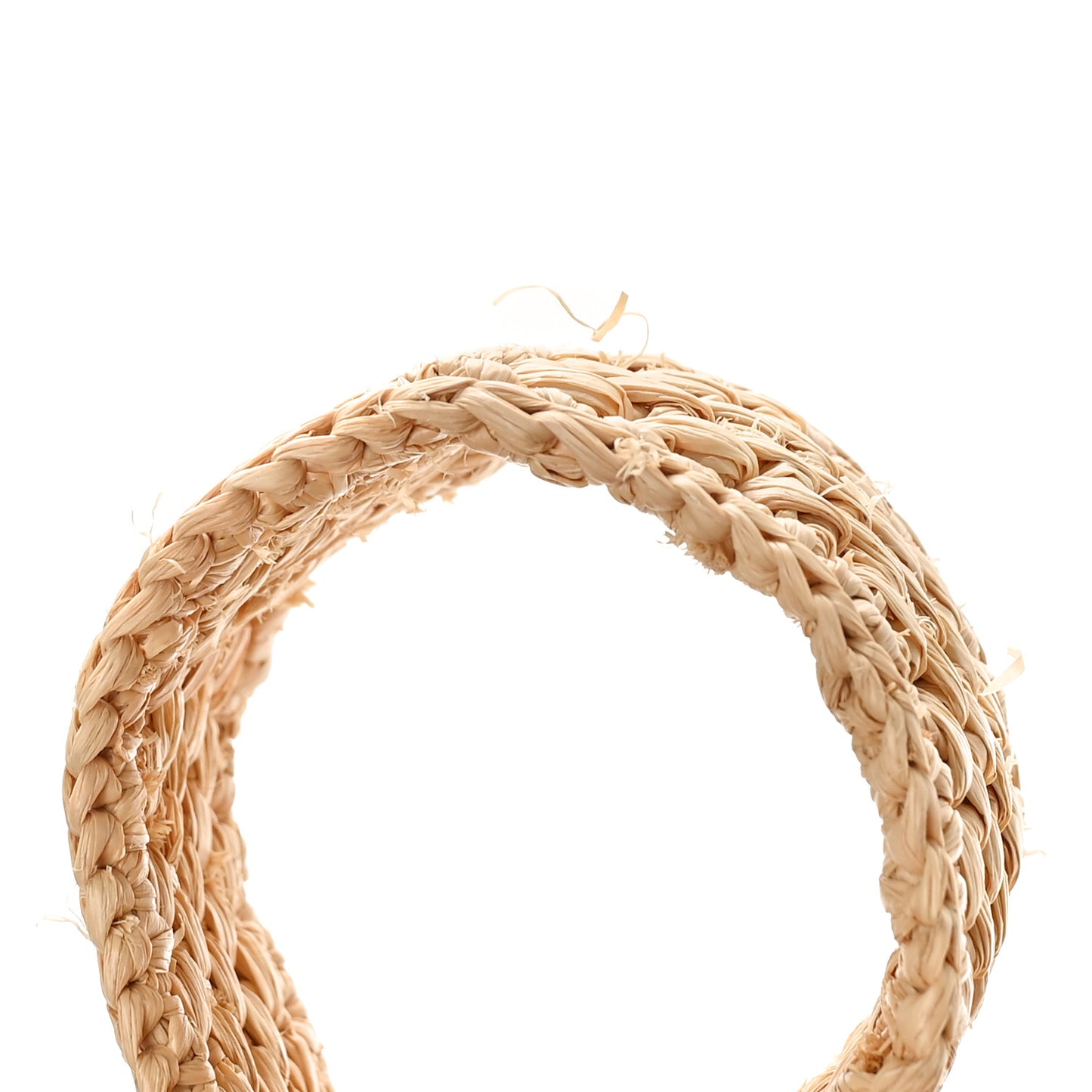 Raffia Medium Paula's Ibiza Logo Tote Natural Tan