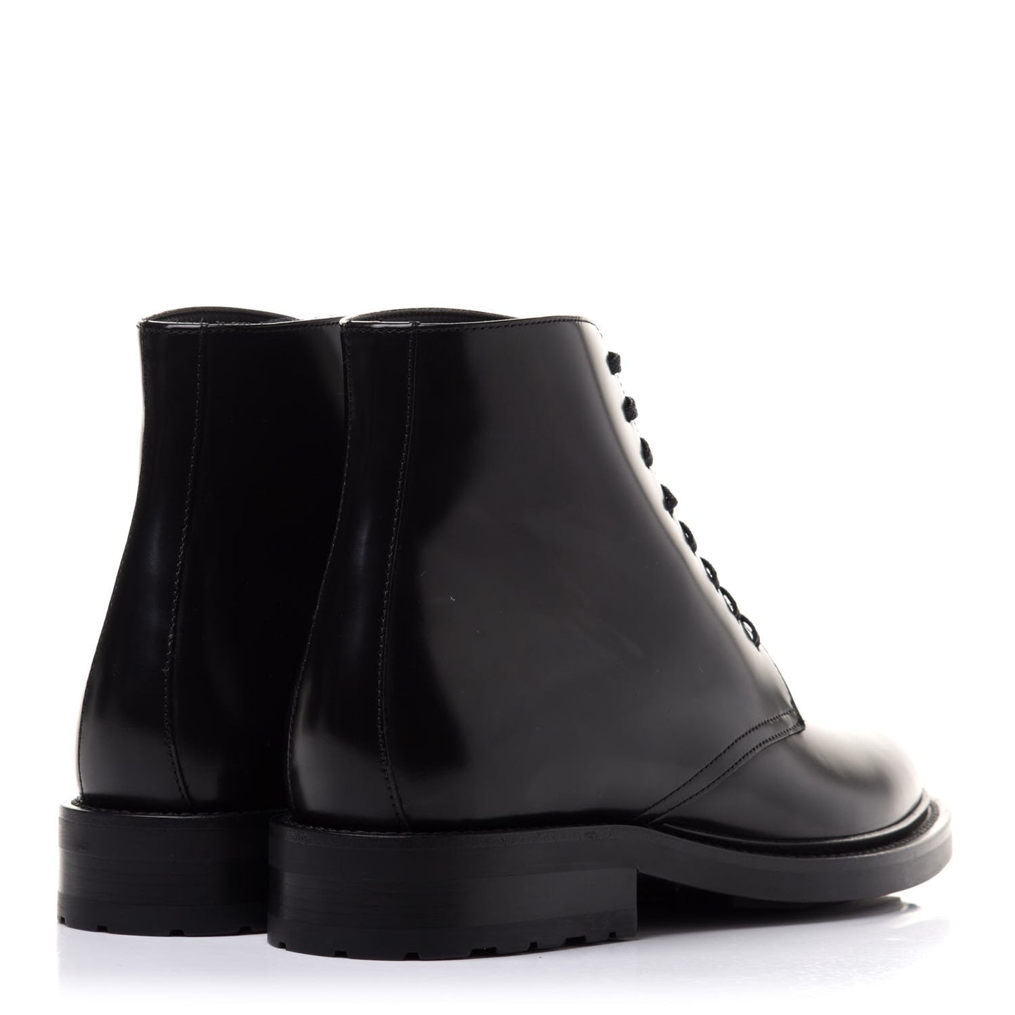 Calfskin Womens Army Combat Boots 38 Black