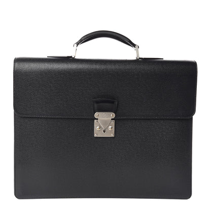 Louis Vuitton Taiga Moskova 2 Soufflots Briefcase Ardoise 1 of 13