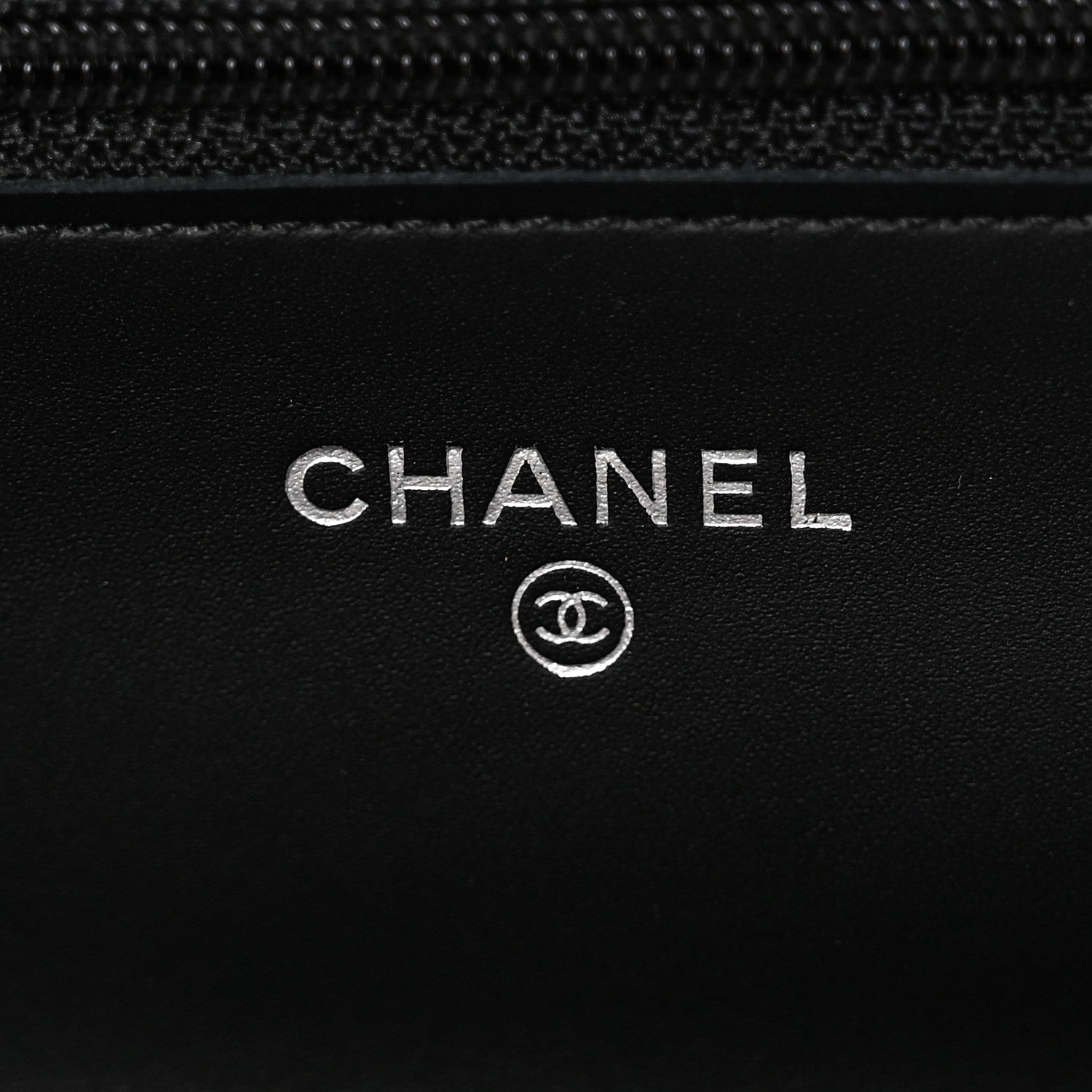 Chanel Caviar Timeless CC Wallet On Chain WOC Black 6 of 12
