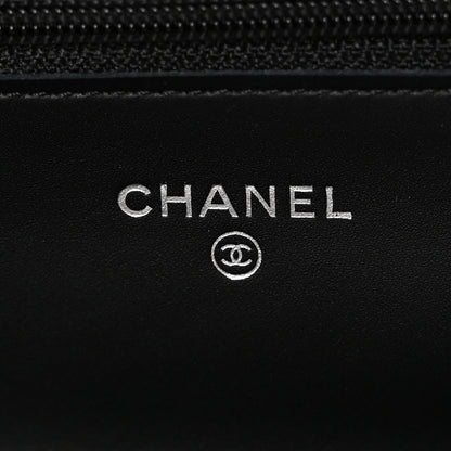Chanel Caviar Timeless CC Wallet On Chain WOC Black 6 of 12