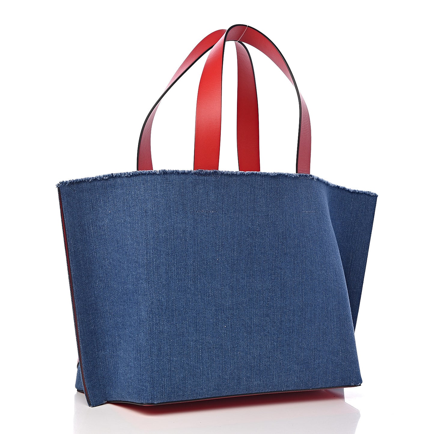Denim Small Escape Tote Blue Red