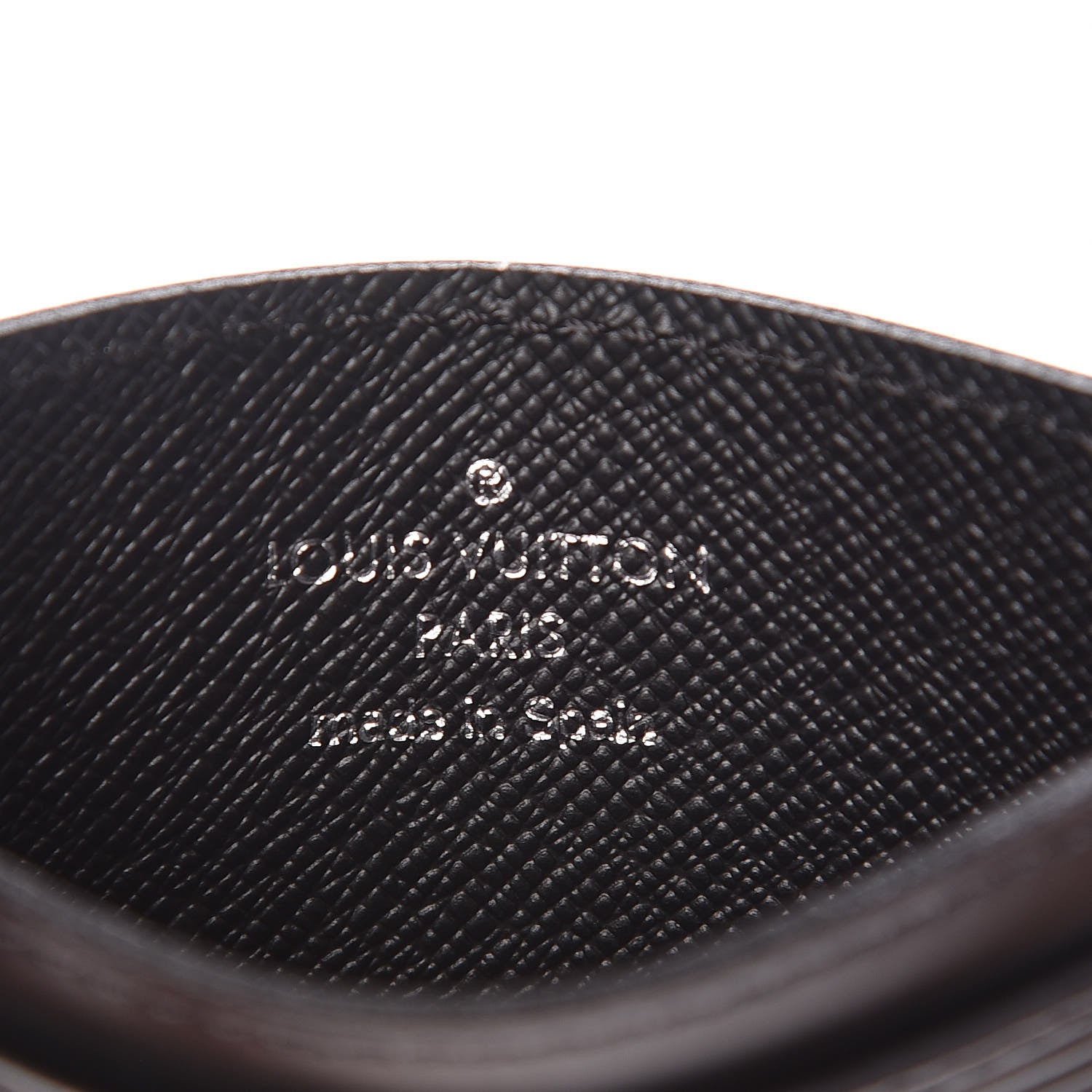Louis Vuitton Epi Card Holder Black 6 of 7