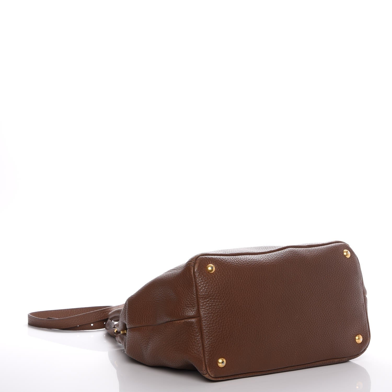 Prada Vitello Daino Tote Palissandro 5 of 20